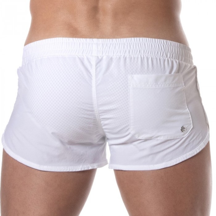 Short de bain de la marque TOF PARIS - Mini Short de bain Tof Paris - blanc - Ref : TOF376B