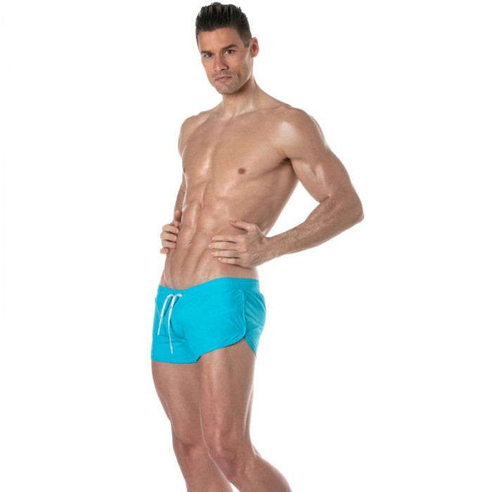 Bath Shorts of the brand TOF PARIS - Tof Paris Mini Swim Shorts - turquoise - Ref : TOF376T