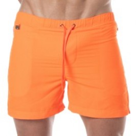 Badehosen der Marke TOF PARIS - Tof Paris Lange Badeshorts Neon - orange - Ref : TOF383O