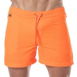 Bath Shorts of the brand TOF PARIS - Tof Paris Long Swim Shorts Neon - orange - Ref : TOF383O
