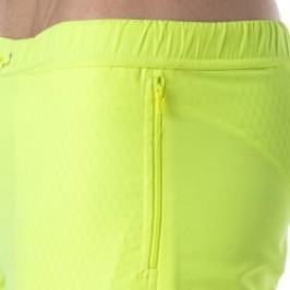 Bath Shorts of the brand TOF PARIS - Tof Paris Long Swim Shorts Neon - yellow - Ref : TOF383J