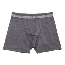 Boxer, shorty de la marque HOM - Boxer HO1 long Classic - gris chiné - Ref : 359519 00ZU