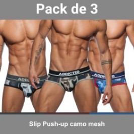Slip camo mesh push-up -...