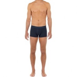 Shorts Boxer, Shorty de la marca HOM - Boxer CLASSIC azul marino - Ref : 400203 00RA