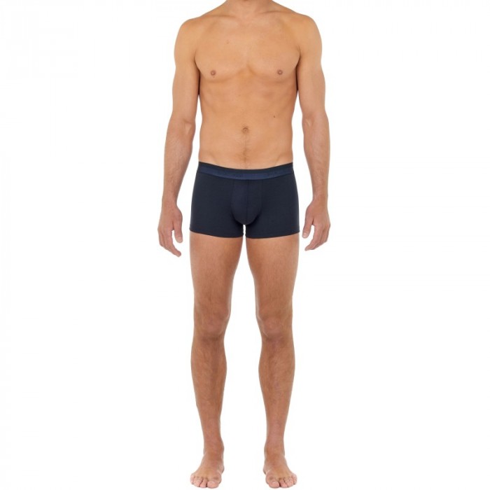 Shorts Boxer, Shorty de la marca HOM - Boxer CLASSIC azul marino - Ref : 400203 00RA