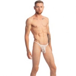 Stringa del marchio L HOMME INVISIBLE - Plume d Argent - Perizoma Striptease - Ref : UW08 PLU Y61