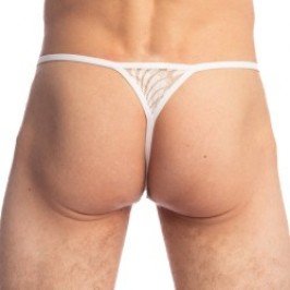 Stringa del marchio L HOMME INVISIBLE - Plume d Argent - Perizoma Striptease - Ref : UW08 PLU Y61