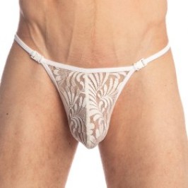 String de la marque L HOMME INVISIBLE - Plume D Argent - String Striptease - Ref : UW08 PLU Y61