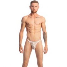 Stringa del marchio L HOMME INVISIBLE - Plume d Argent - Perizoma Striptease - Ref : UW08 PLU Y61