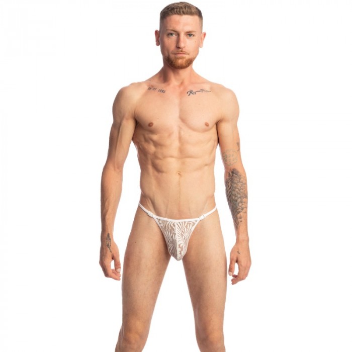 Schnur der Marke L HOMME INVISIBLE - Plume d Argent - String Striptease - Ref : UW08 PLU Y61