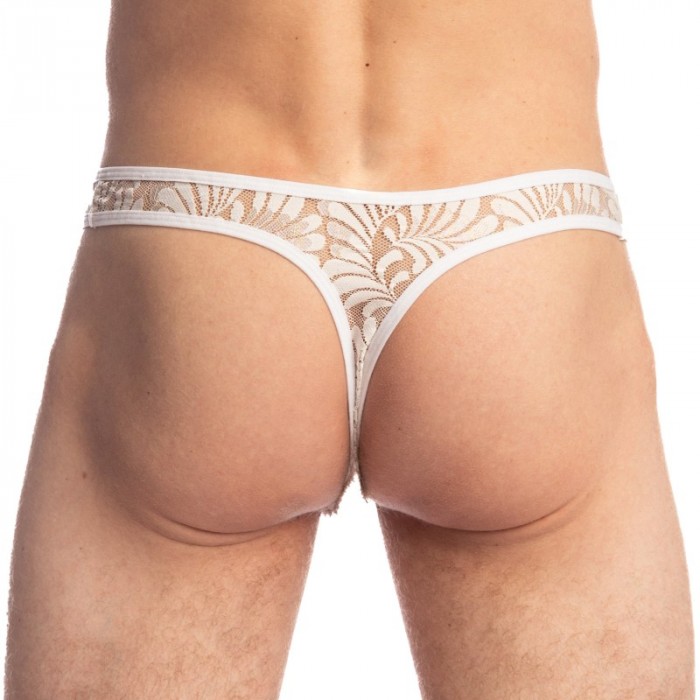 Tanga de la marca L HOMME INVISIBLE - Plume D Argent - Tanga Bikini - Ref : UW07 PLU Y61