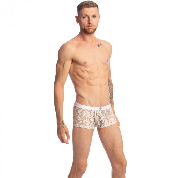 Boxer shorts, Shorty of the brand L HOMME INVISIBLE - Plume D Argent - Hispter Push-Up - Ref : MY39 PLU Y61