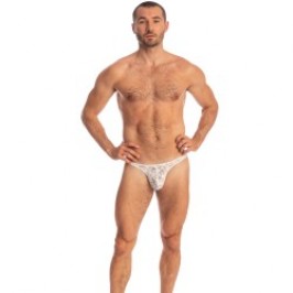 Schnur der Marke L HOMME INVISIBLE - White Lotus - String Bikini - Ref : UW26 LOT 002