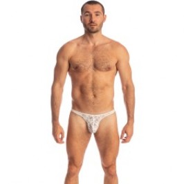 Stringa del marchio L HOMME INVISIBLE - White Lotus - Perizoma Bikini - Ref : UW26 LOT 002