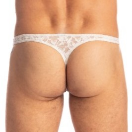 Tanga de la marca L HOMME INVISIBLE - White Lotus - Tanga Bikini - Ref : UW26 LOT 002