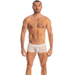 Boxer, shorty de la marque L HOMME INVISIBLE - White Lotus - Hipster Push-Up - Ref : MY39 LOT 002
