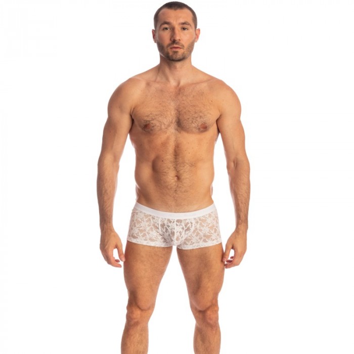 Boxer, shorty de la marque L HOMME INVISIBLE - White Lotus - Hipster Push-Up - Ref : MY39 LOT 002