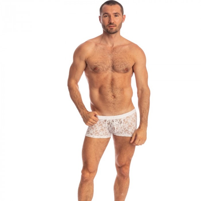 Boxershorts, Shorty der Marke L HOMME INVISIBLE - White Lotus - Shorty Push-Up - Ref : MY14 LOT 002