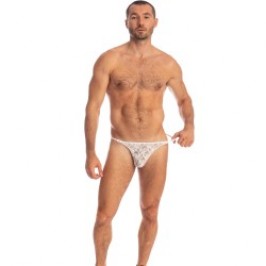 Tanga de la marca L HOMME INVISIBLE - White Lotus - Tanga Striptease - Ref : MY83 LOT 002