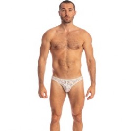 Brief of the brand L HOMME INVISIBLE - White Lotus - Mini Briefs - Ref : UW22 LOT 002