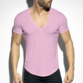 T-shirt profonda con scollo...