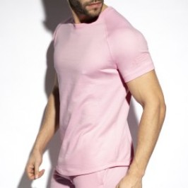 Mangas cortas de la marca ES COLLECTION - T-shirt Sport Relief - rose - Ref : SP292 C05