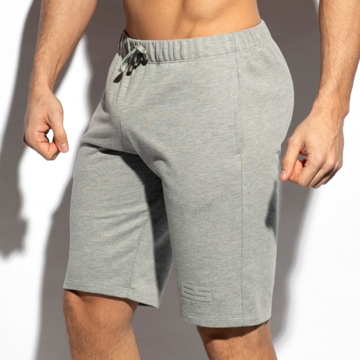 Short de la marque ES COLLECTION - Short Sport Relief - gris - Ref : SP293 C11