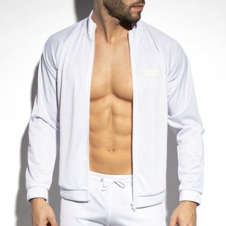 Veste Zip pockets - blanc