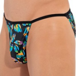 Slip de la marca HOM - Tanga HOM Funky Styles - negro - Ref : 402816 0004