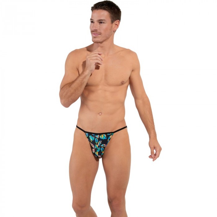 Brief of the brand HOM - Tanga HOM Funky Styles - black - Ref : 402816 0004