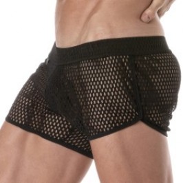 Short de la marque TOF PARIS - Mini Short Tof Paris See Through - noir - Ref : TOF394N