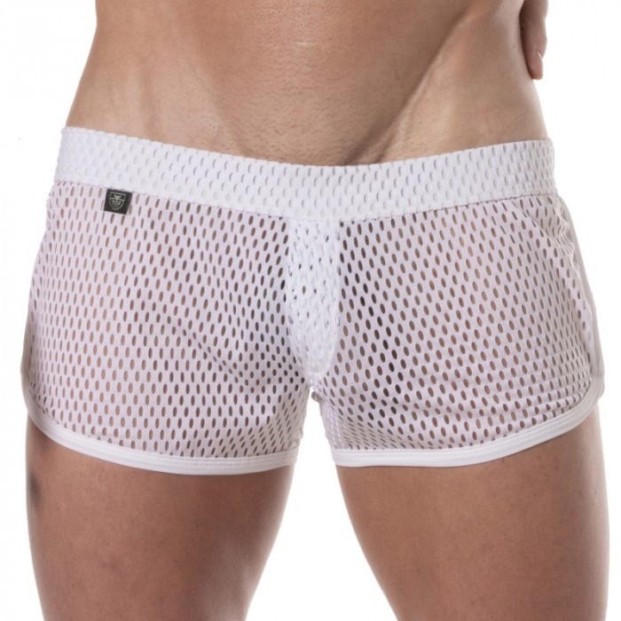 Corto de la marca TOF PARIS - Mini Short Tof Paris See Through - blanco - Ref : TOF394B