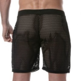 Corto de la marca TOF PARIS - Pantalones cortos largos Tof Paris See Through - negro - Ref : TOF390N