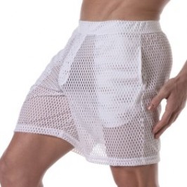 Corto de la marca TOF PARIS - Pantalones cortos largos Tof Paris See Through - blanco - Ref : TOF390B