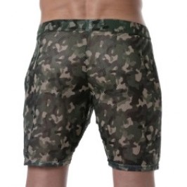 Breve del marchio TOF PARIS - Pantaloncini lunghi Tof Paris See Through - camo - Ref : TOF391CK