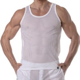 Tank top of the brand TOF PARIS - Tof Paris See Through Tank Top - white - Ref : TOF392B