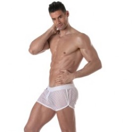 Short of the brand TOF PARIS - Tof Paris See Through Mini Shorts - white - Ref : TOF394B