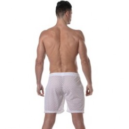 Kurze der Marke TOF PARIS - Tof Paris See Through Lange Shorts - weiß - Ref : TOF390B