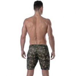 Short de la marque TOF PARIS - Short long Tof Paris See Through - camo - Ref : TOF391CK