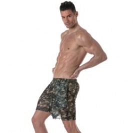 Kurze der Marke TOF PARIS - Tof Paris See Through Lange Shorts - camo - Ref : TOF391CK