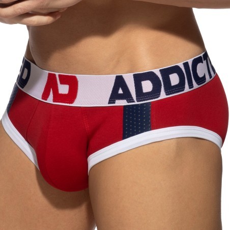 Slip sportivo imbottito - rosso