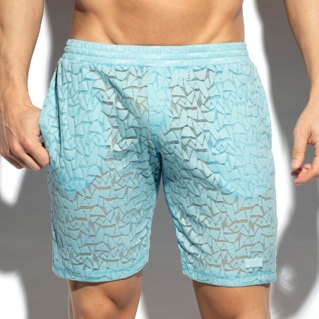 Spider - Himmelblaue Bermudashorts