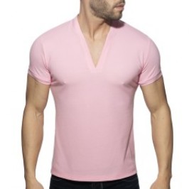 Polo AD Cuello en V - rosa