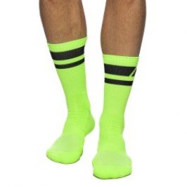 Chaussettes & socquettes de la marque ADDICTED - Chaussettes AD néon - vert - Ref : AD1217 C33