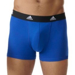 Lots de la marque ADIDAS - Lot de 2 boxers Active Flex Cotton Adidas Sport - bleu et noir à logo - Ref : IB01 0913