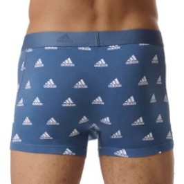 Packs of the brand ADIDAS - Adidas Sport - Active Flex Cotton 2-Pack Black & Blue Logo Boxer Briefs - Ref : IB01 0925