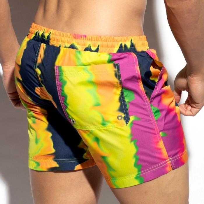 Bath Shorts of the brand ES COLLECTION - Short de bain Kaleido - Ref : 2403 C31