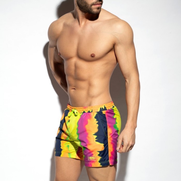 Short de bain de la marque ES COLLECTION - Short de bain Kaleido - Ref : 2403 C31