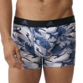 Packs of the brand ADIDAS - Adidas Sport - Active Flex Cotton Boxer Shorts 3-PackBlack, grey and camo grey - Ref : IB00 0901
