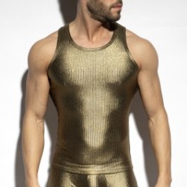 Canotta del marchio ES COLLECTION - Canotta Art Deco Metallic - oro - Ref : TS330 C20